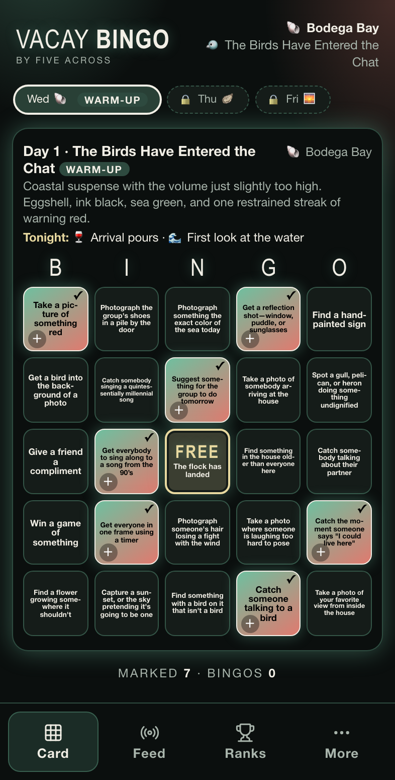 Five Across product screenshot